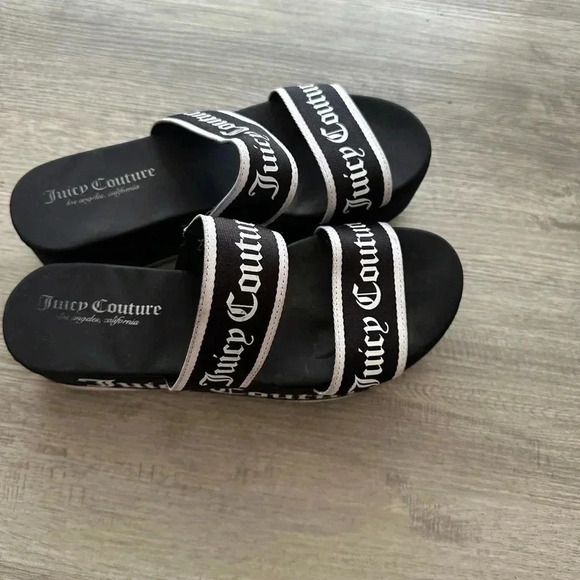 Juicy couture platform sandals size 8 - Picture 3 of 4